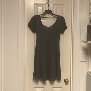Gray Mini Dress